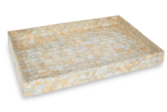 Elizabeth - Large Mother Of Pearl Display Tray 30 by 20 cm