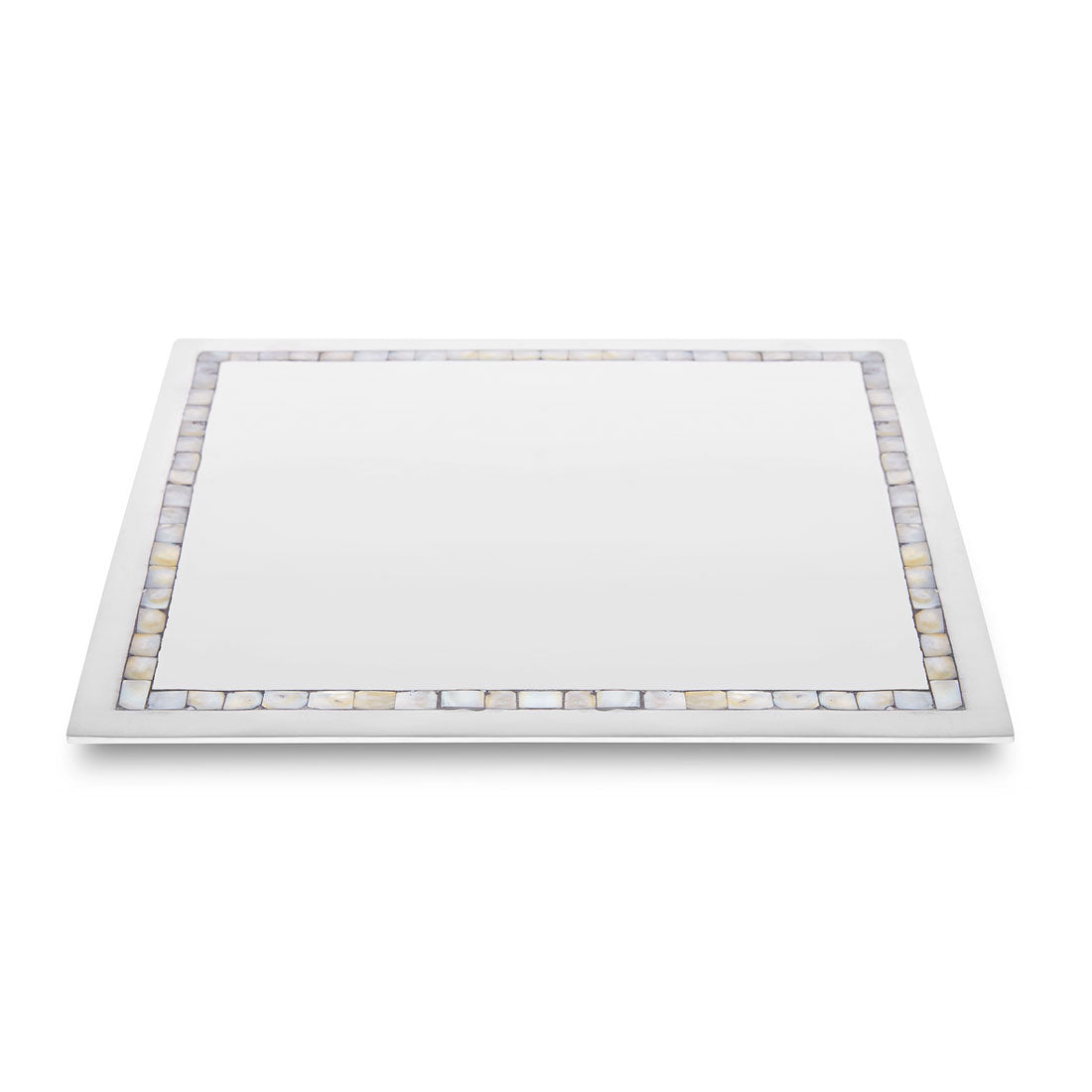 Compton - Square Mother of Pearl & Metal Tray
