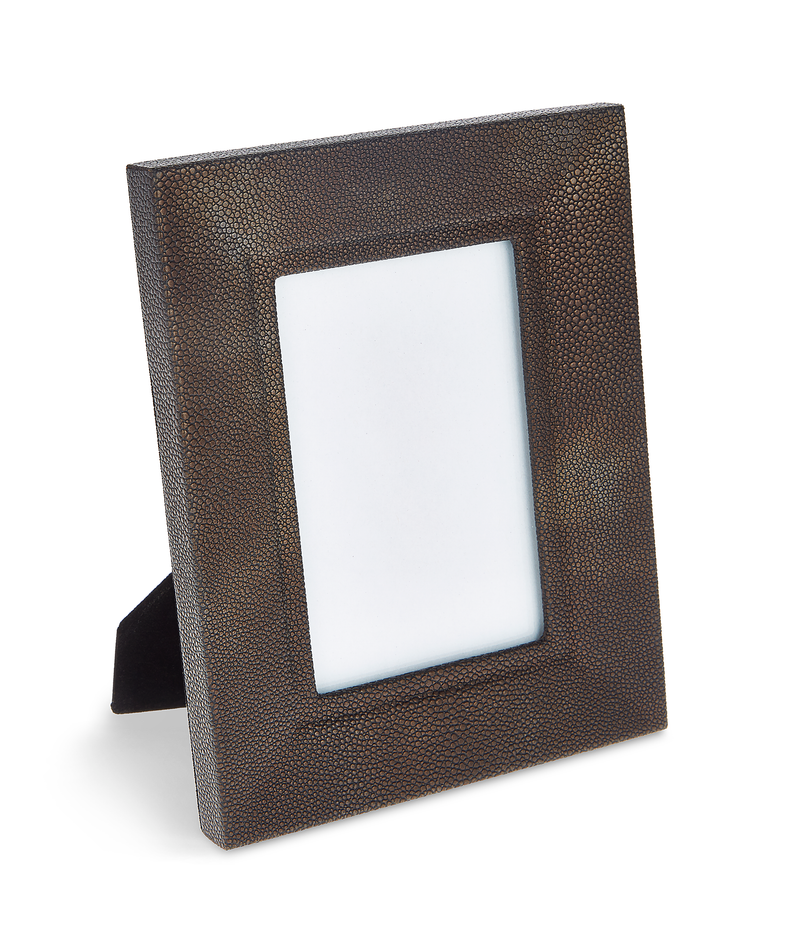 Trafalgar Square - Brown Faux Leather photo frame