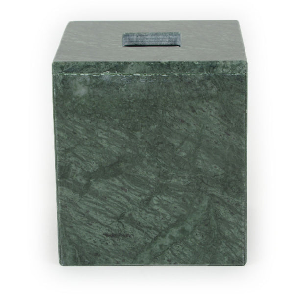 Bakerly - Green marble cubed tissue box 13cm