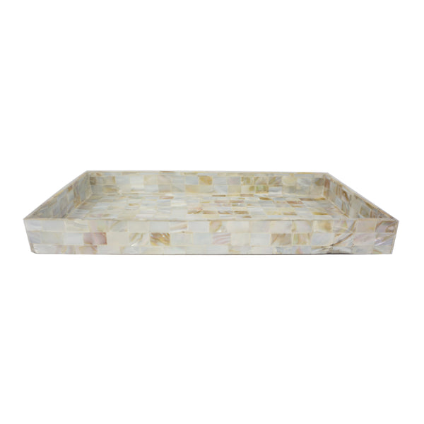 Elizabeth 2 - Large Mother Of Pearl Display Tray  -Dimensions: - Length: 30 cm - Width: 21 cm - Height: 3.5 cm