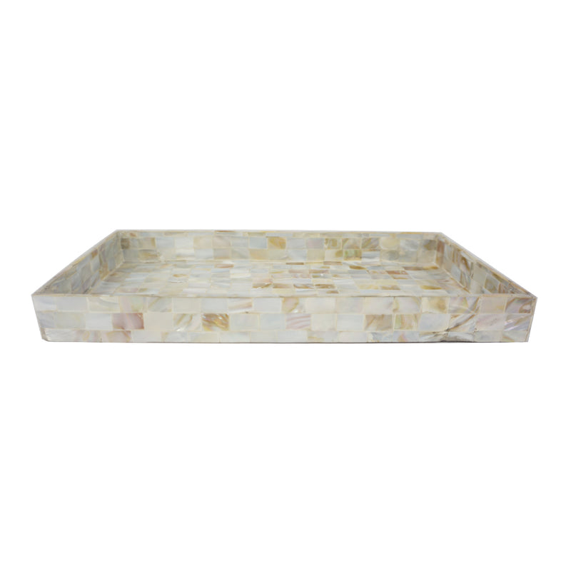 Elizabeth 2 - Large Mother Of Pearl Display Tray  -Dimensions: - Length: 30 cm - Width: 21 cm - Height: 3.5 cm