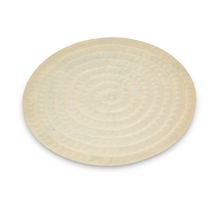 Load image into Gallery viewer, Menotti - Cream Enamel &amp; Metal Plate/show plate
