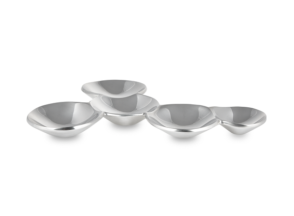 Rivington - Five Compartment Metal Snack Dish