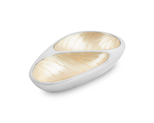 Load image into Gallery viewer, Memel - Cream Enamel Metal Snack Dish
