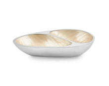 Load image into Gallery viewer, Memel - Cream Enamel Metal Snack Dish

