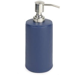 NEW | Morden - Blue Faux Leather Soap Dispenser