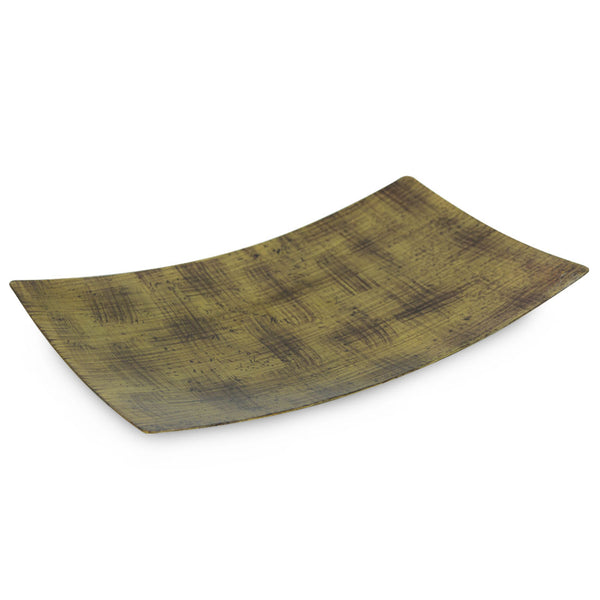 Alpha Gold and Brass Patterned Tray