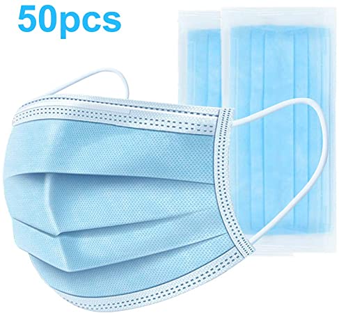 Disposable Face Mask 3 ply, Set of 50