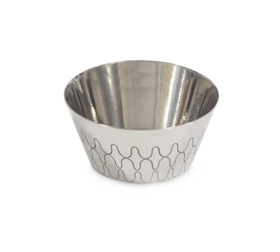 Novello - Embossed Pattern Metal Bowl