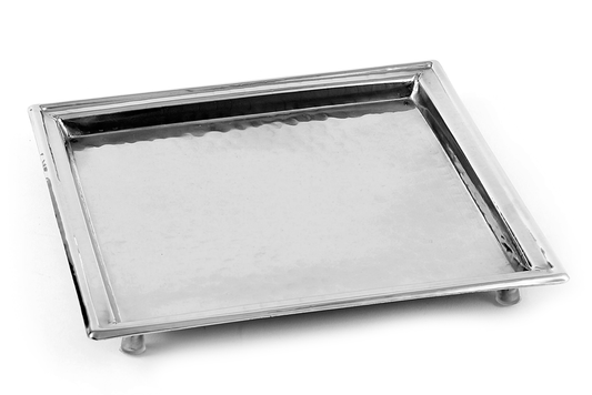 Hammersmith - Hammered Metal Square Amenity Tray - 25CM - SALE  PRICE