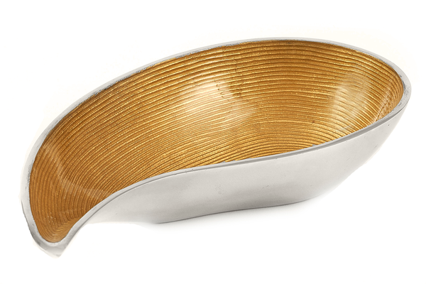 Brayfield - Gold Enamel & Metal Fruit Bowl