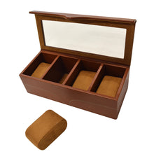 Load image into Gallery viewer, Compten - Tanned Leather Jewellery and Wrist Watch Set
