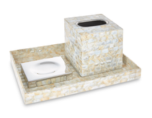Load image into Gallery viewer, Elizabeth - Square Mother Of Pearl Soap Dish
