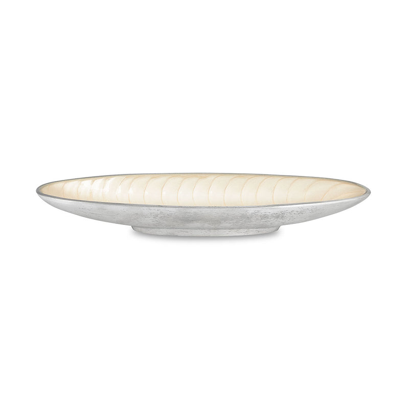 Trebeck - Cream Enamel Metal Snack Dish