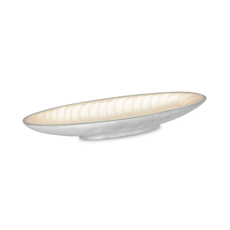 Trebeck - Cream Enamel Metal Snack Dish