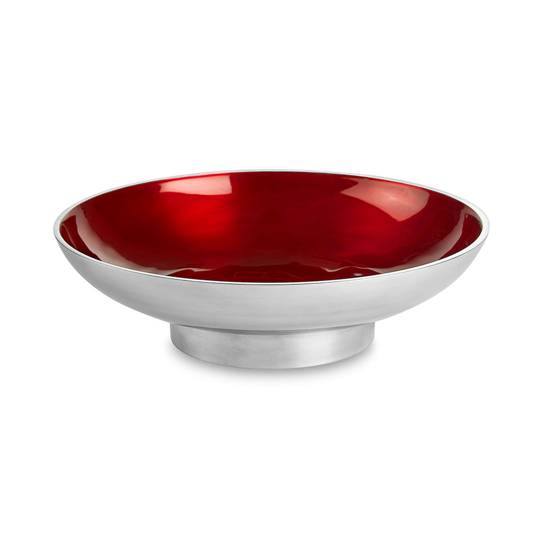 Barlow - Large red round fruit bowl
