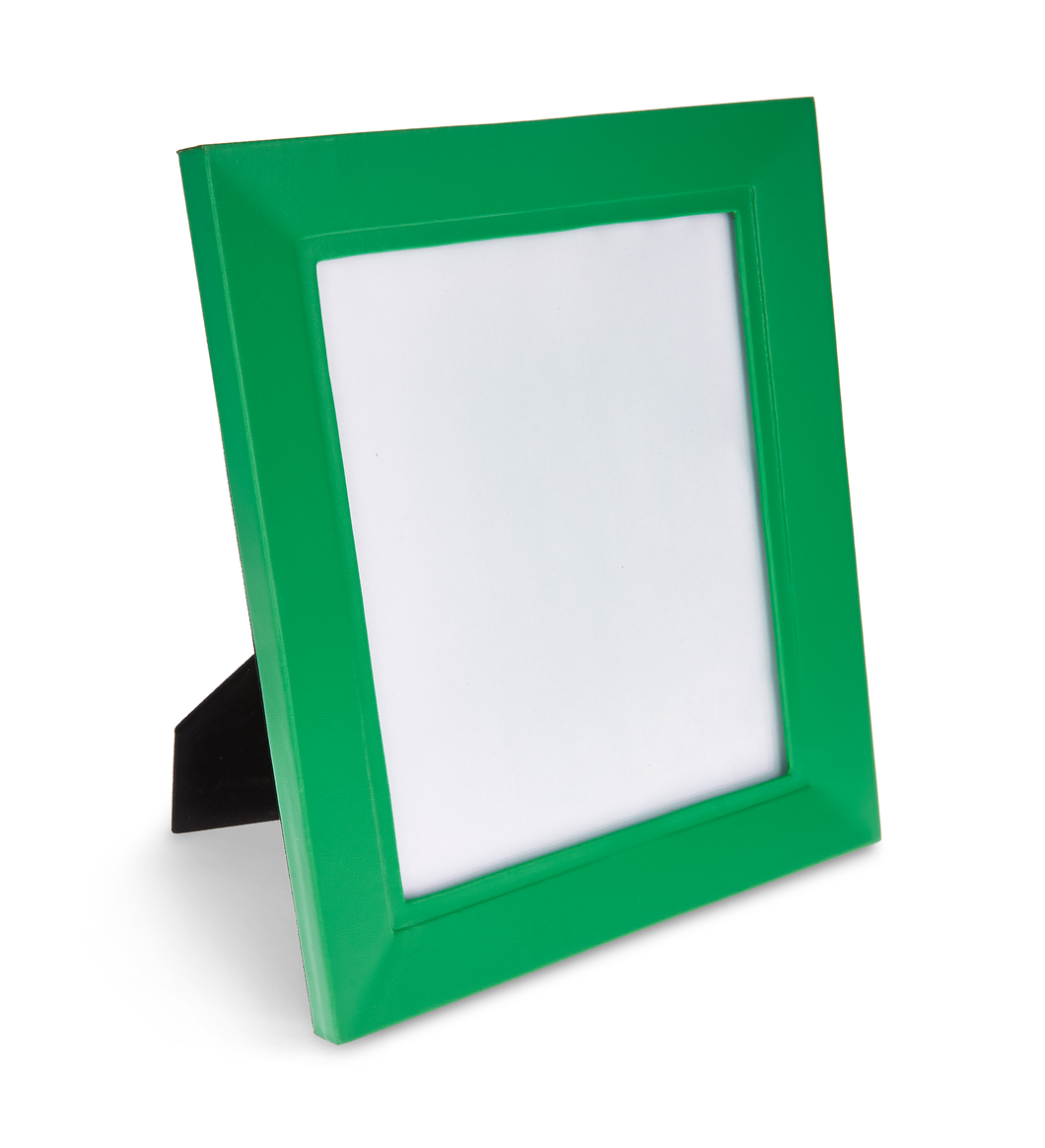 Trafalgar Square  - Green Faux Leather photo frame