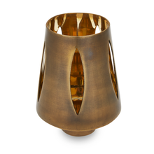 Load image into Gallery viewer, Carnbury - Brass Cut Out Tealight Holder
