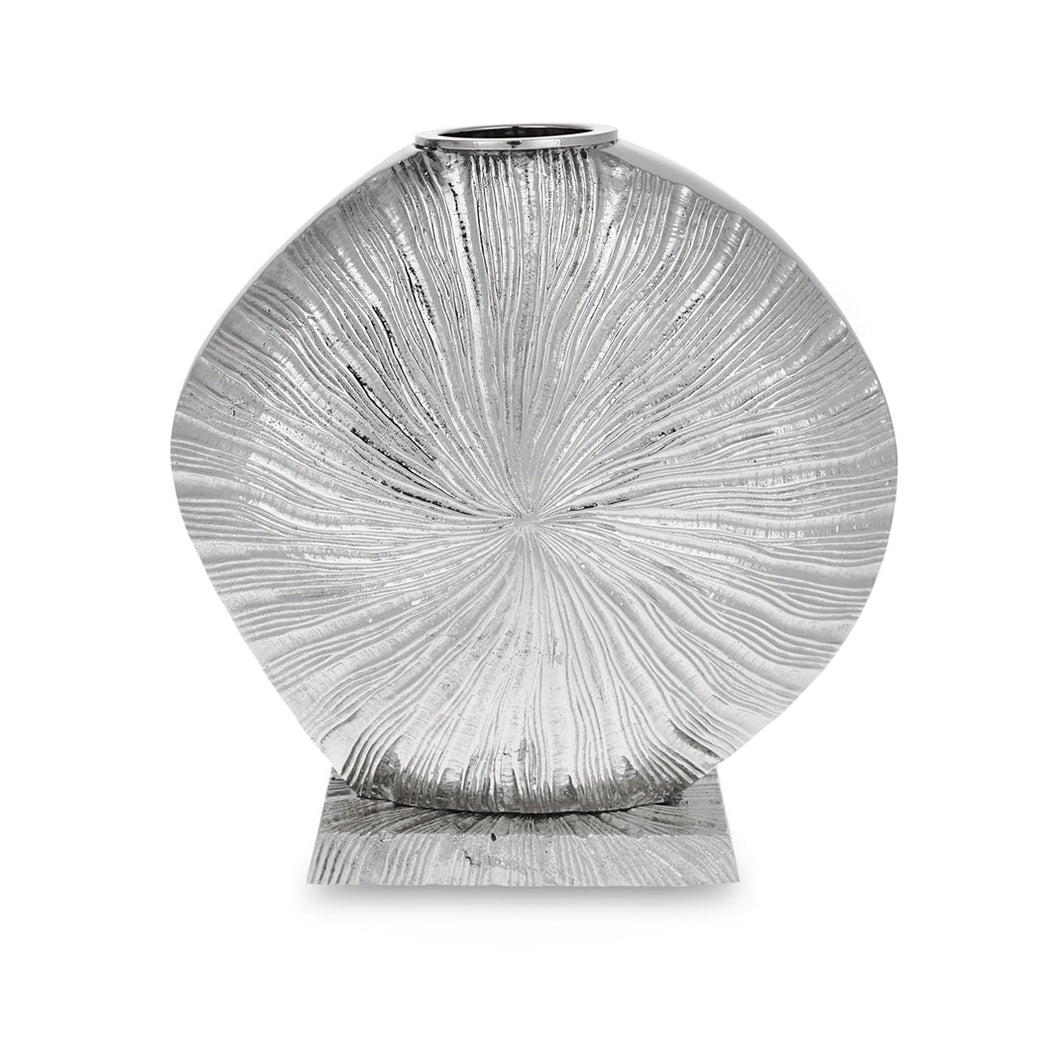Orchid - Round Textured Metal Candle Holder