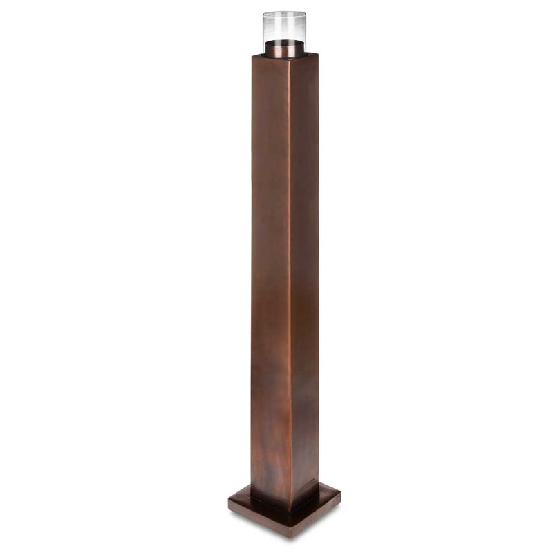 Rupert - Antique Copper Tower Candle Holder