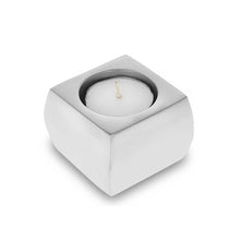 Load image into Gallery viewer, Katherine - Square Polished Metal Candle Holder
