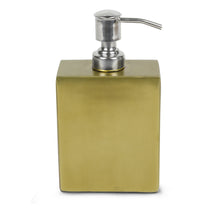 Load image into Gallery viewer, Windsor - Antique Brass and Polished Metal Soap Dispenser
