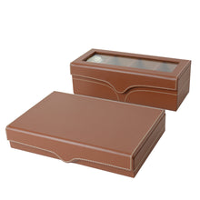Load image into Gallery viewer, Compten - Tanned Leather Jewellery and Wrist Watch Set
