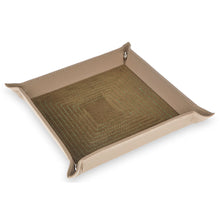 Load image into Gallery viewer, Victoria - Beige Faux Leather Trinket Tray
