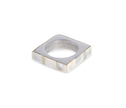 Ivy - Mother of Pearl & Metal Napkin Ring