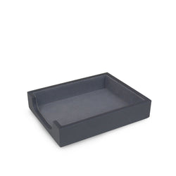 Millennium - Grey Leather Note Pad Holder