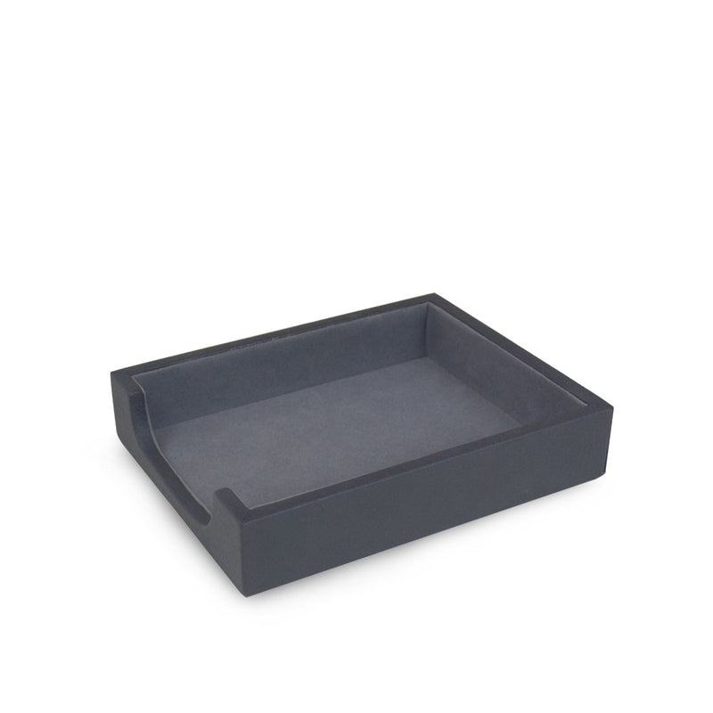 Millennium - Grey Leather Note Pad Holder