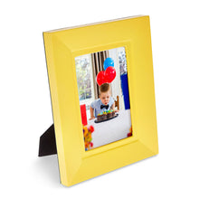 Load image into Gallery viewer, Trafalgar Square - Yellow Faux Leather Photo Frame
