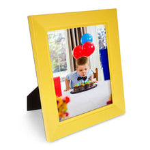 Load image into Gallery viewer, Trafalgar Square - Yellow Faux Leather Photo Frame
