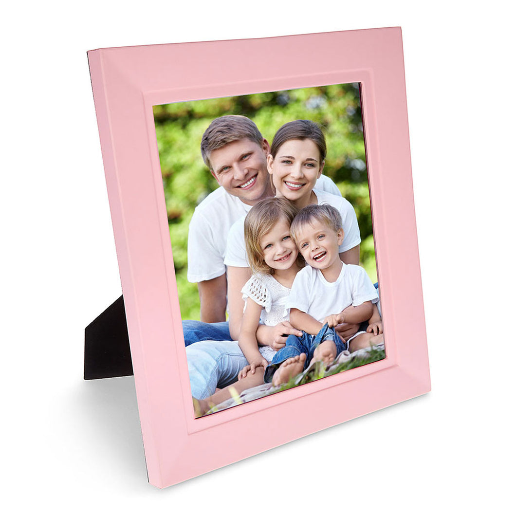 Trafalgar Square - Pink Faux Leather Photo Frame