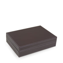 Load image into Gallery viewer, Salvador - Brown Leather Stationary Box
