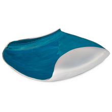 Load image into Gallery viewer, Grosvenor - Curved Oval Metal &amp; Enamel Fruit Bowl
