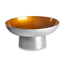Load image into Gallery viewer, Beaumont - Round Metal &amp; Blue Enamel Fruit Bowl
