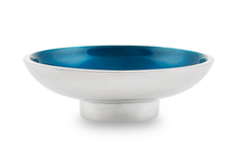 Load image into Gallery viewer, Beaumont - Round Metal &amp; Blue Enamel Fruit Bowl
