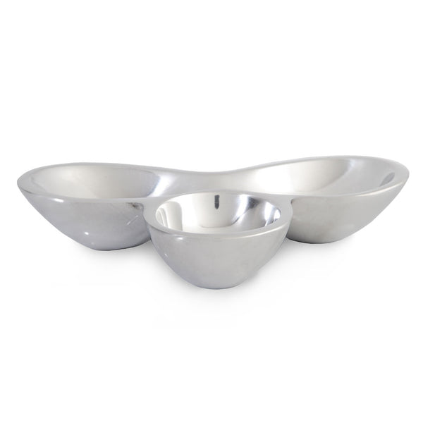 Shamrock - Polished Metal Snack Dish