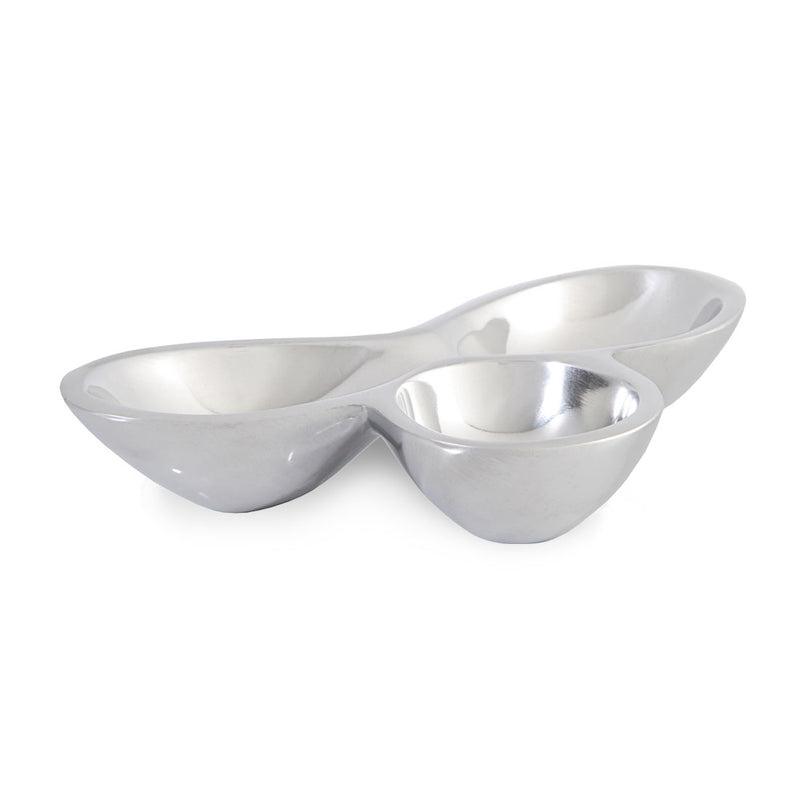 Shamrock - Polished Metal Snack Dish