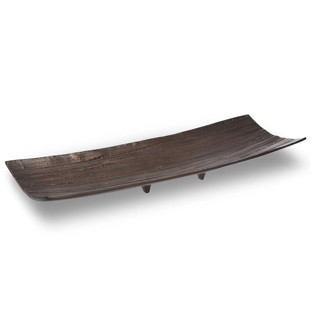 Marylebone - Rectangular Metal Textured Tray