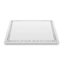 Load image into Gallery viewer, Compton - Square Mother of Pearl &amp; Metal Tray
