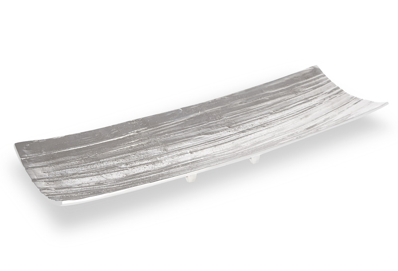 Marylebone - Rectangular Metal Textured Tray