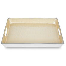 Load image into Gallery viewer, Imber - Square Cream Colour Enamel Tray
