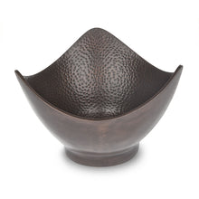 Load image into Gallery viewer, Primrose - Round Copper Metal Fruit Bowl
