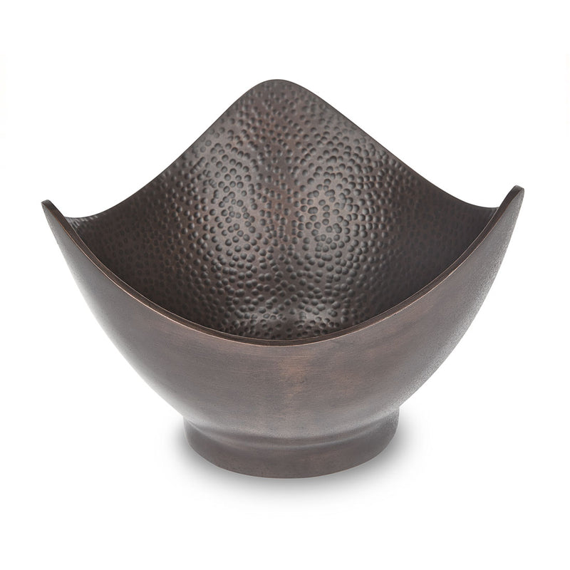 Primrose - Round Copper Metal Fruit Bowl