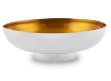 Load image into Gallery viewer, Beaumont - Round Metal &amp; Blue Enamel Fruit Bowl
