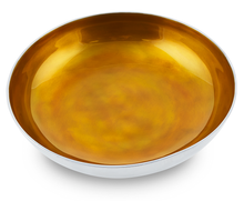 Load image into Gallery viewer, Beaumont - Round Metal &amp; Blue Enamel Fruit Bowl
