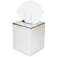 Load image into Gallery viewer, Oxford - Polished Metal Tissue Box Cover

